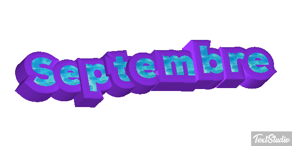 Septembre Текстовый эффект