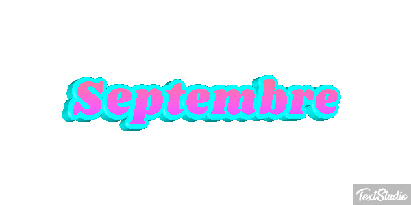 Septembre Текстовый эффект