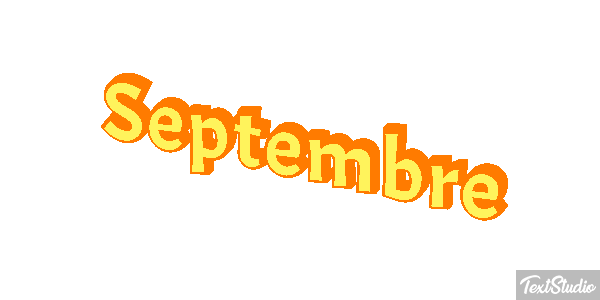 Septembre Текстовый эффект