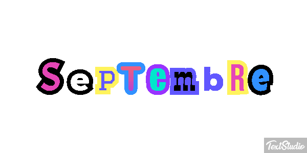 Septembre Текстовый эффект