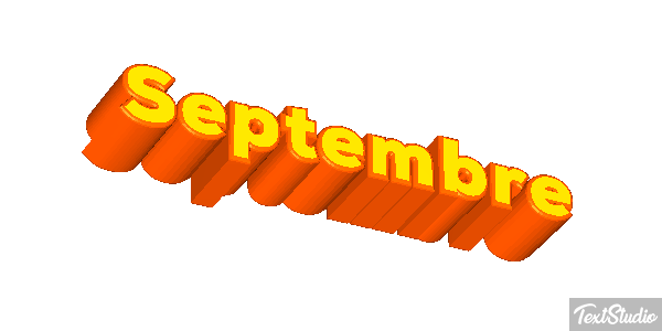 Septembre Текстовый эффект