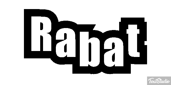 Rabat Tekst effect