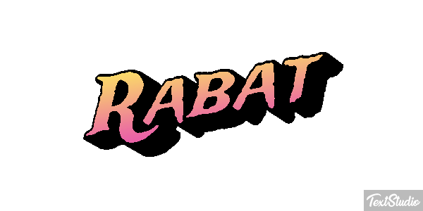 Rabat Tekst effect