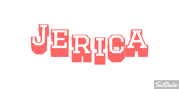 Jerica Tekst effect