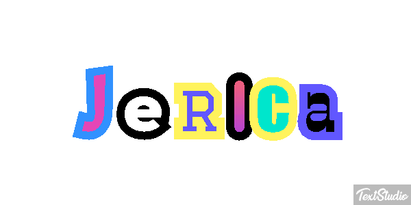 Jerica Tekst effect