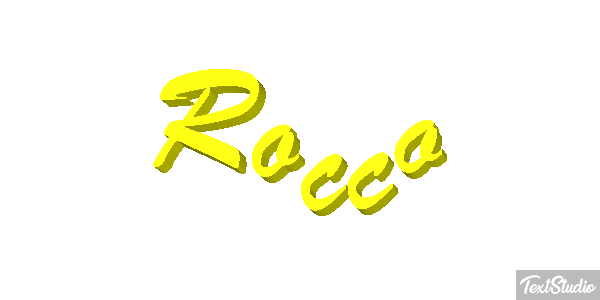 Rocco Effetto testo