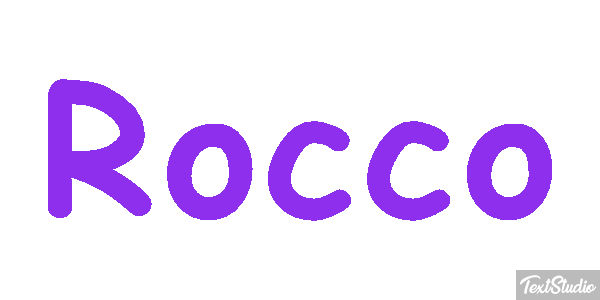 Rocco Effetto testo
