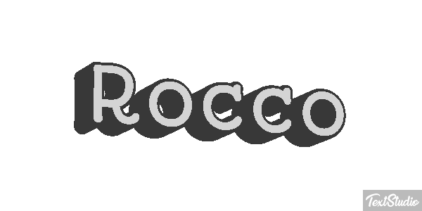 Rocco Effetto testo