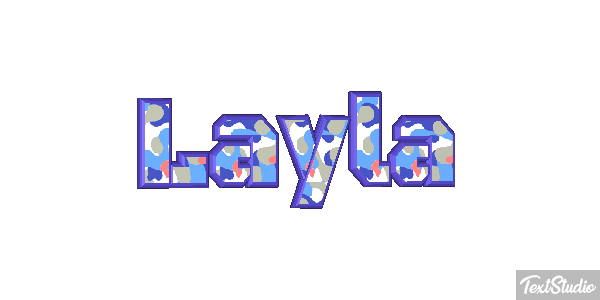 Layla Tekst effect