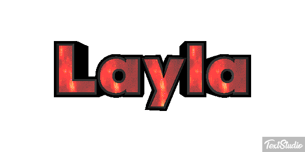 Layla Tekst effect