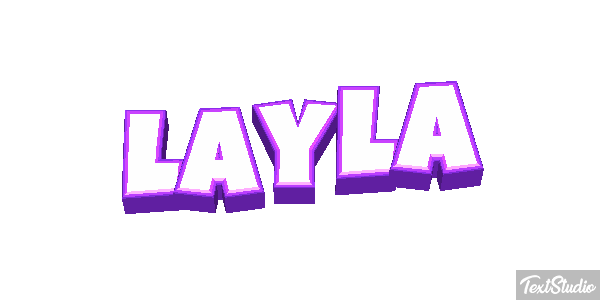 Layla Tekst effect