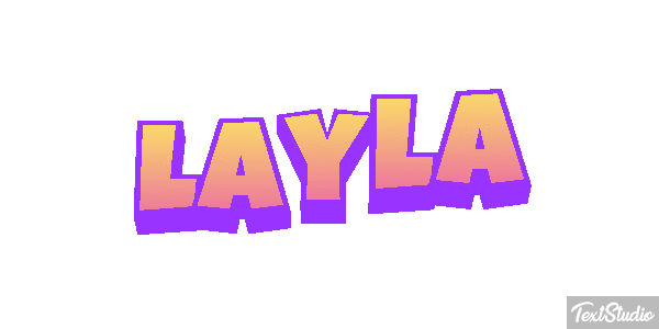 Layla Tekst effect