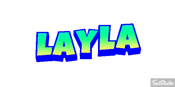 Layla Tekst effect