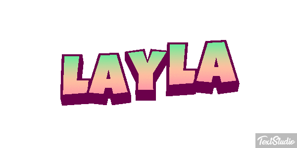 Layla Tekst effect