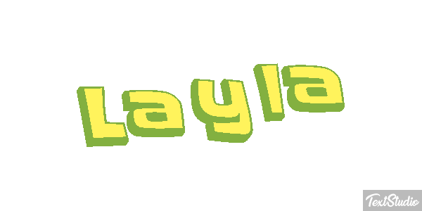 Layla Tekst effect