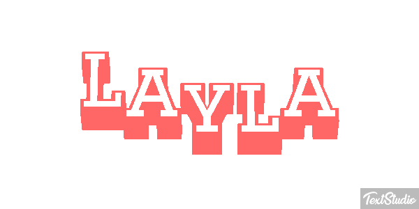Layla Tekst effect