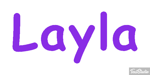 Layla Tekst effect