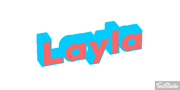 Layla Tekst effect