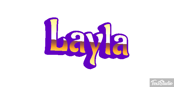 Layla Tekst effect