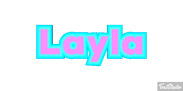 Layla Tekst effect