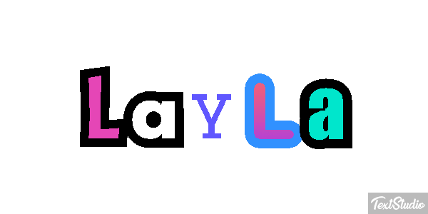 Layla Tekst effect