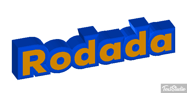 Rodada Текстовый эффект