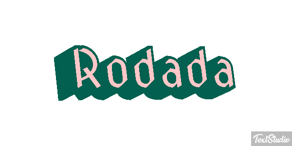 Rodada Текстовый эффект