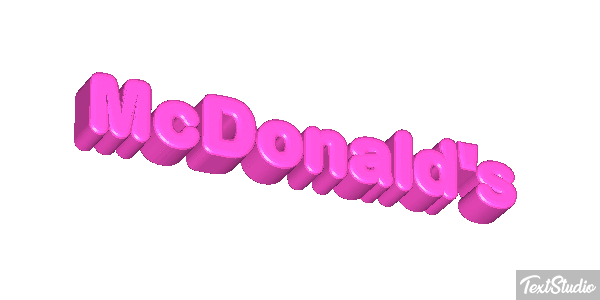 McDonald's Efeito do texto