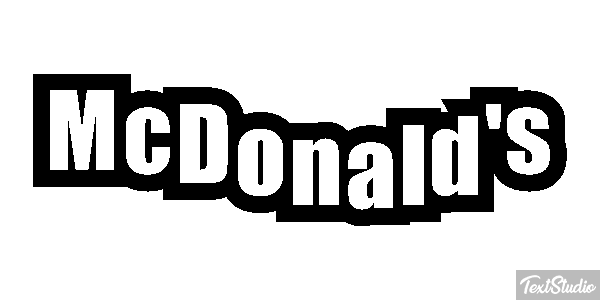 McDonald's Efeito do texto