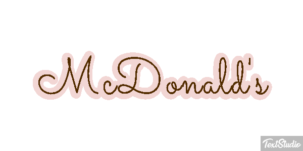McDonald's Efeito do texto