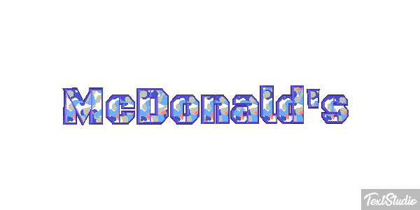 McDonald's Efeito do texto