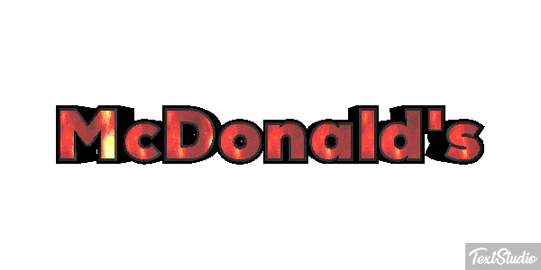 McDonald's Efeito do texto