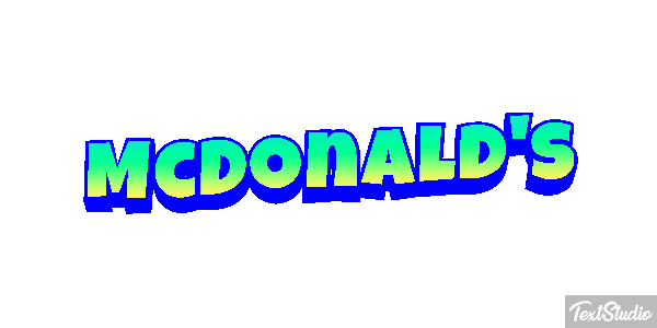 McDonald's Efeito do texto