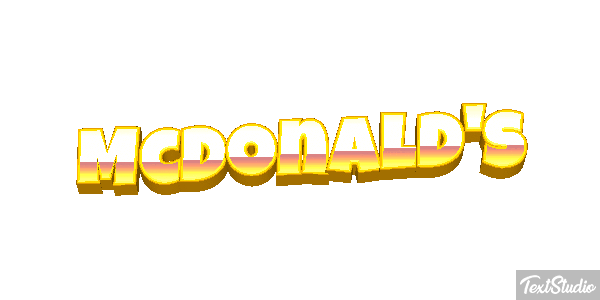 McDonald's Efeito do texto