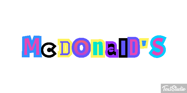 McDonald's Efeito do texto