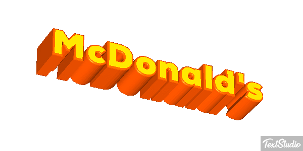 McDonald's Efeito do texto
