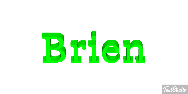 Brien Text effect