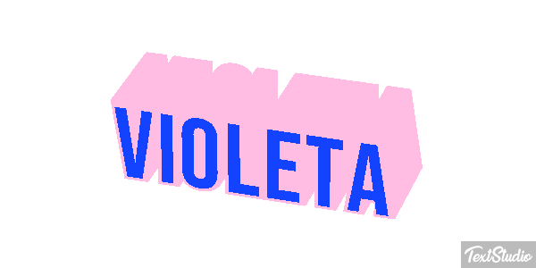 Violeta Efecto de texto