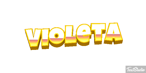 Violeta Efecto de texto