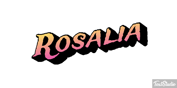 Rosalía Effet de texte