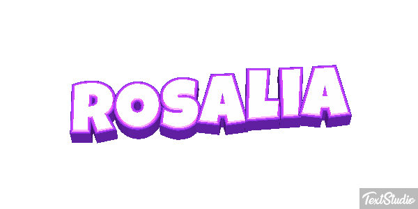 Rosalía Effet de texte
