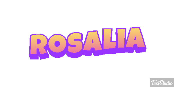 Rosalía Effet de texte