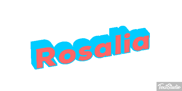 Rosalía Effet de texte
