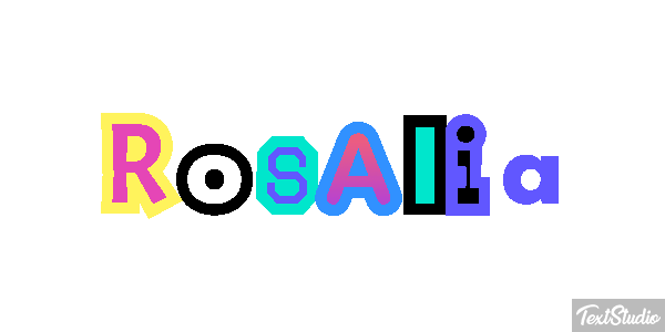 Rosalía Effet de texte