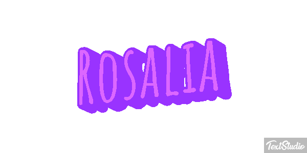 Rosalía Effet de texte