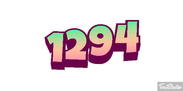 1294 Text effect