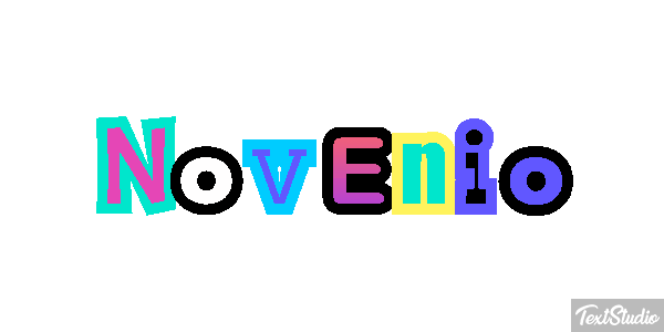 Novenio Effetto testo