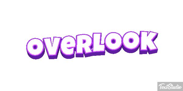 Overlook Text effect