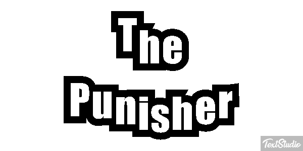 The Punisher Effetto testo