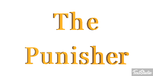 The Punisher Effetto testo